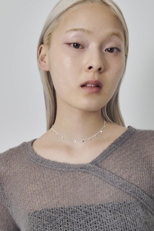 GOLDY station petite heart necklace