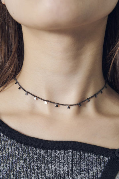 GOLDY station petite heart necklace