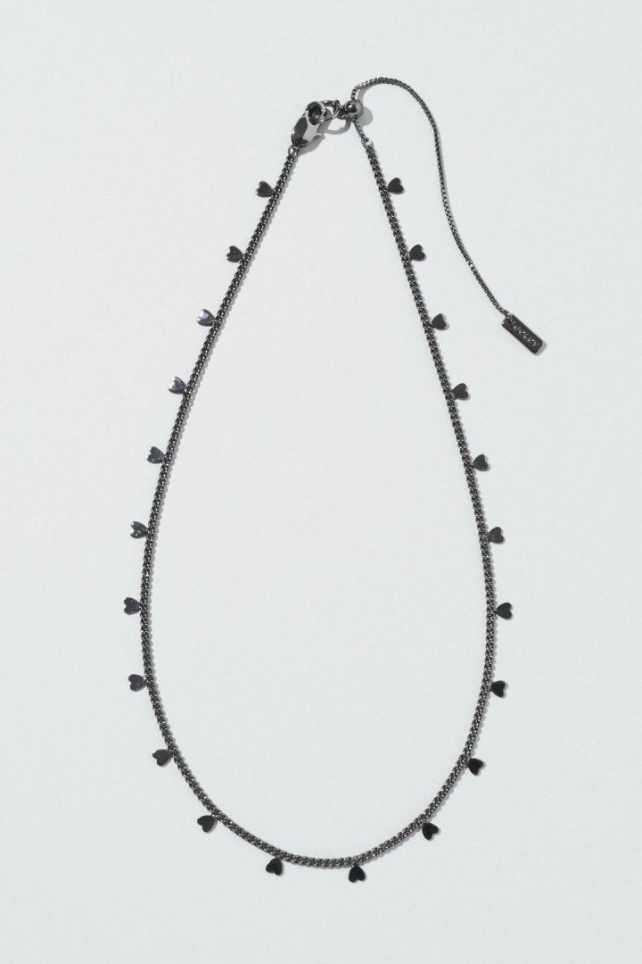 GOLDY station petite heart necklace