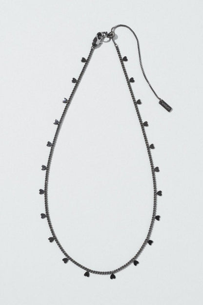GOLDY station petite heart necklace