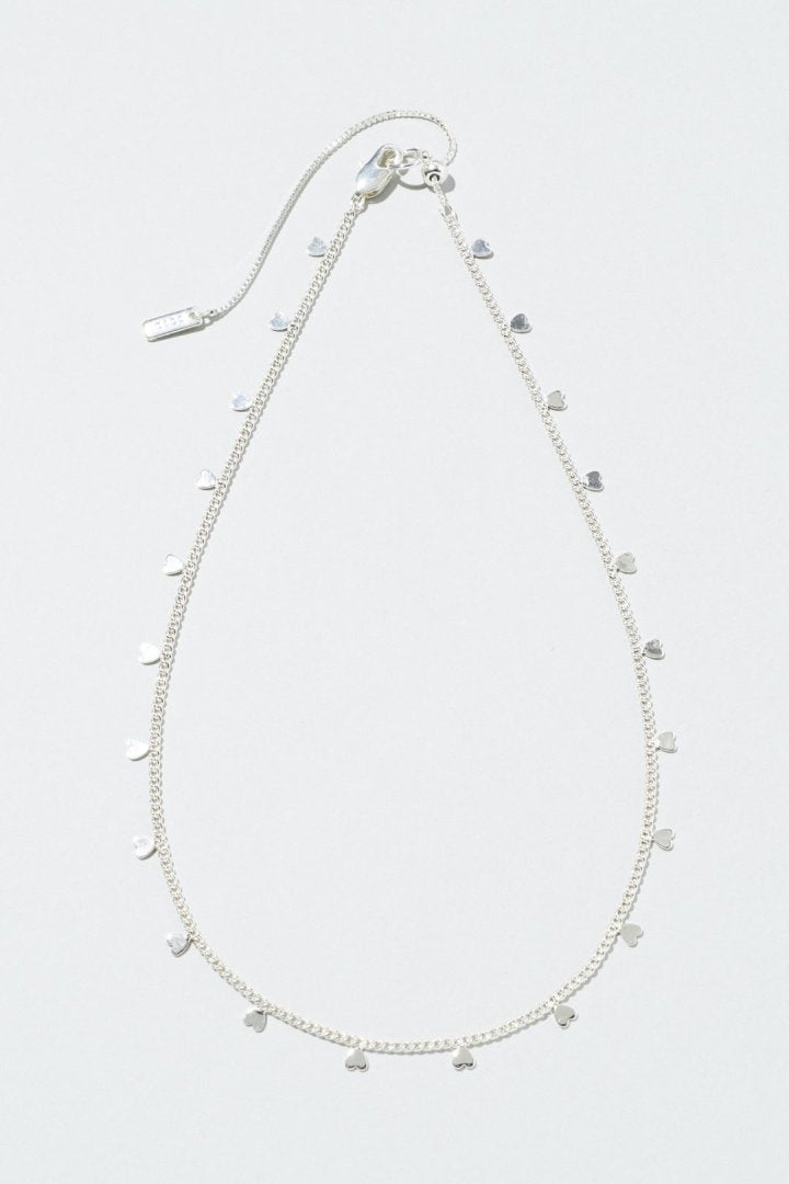 GOLDY station petite heart necklace