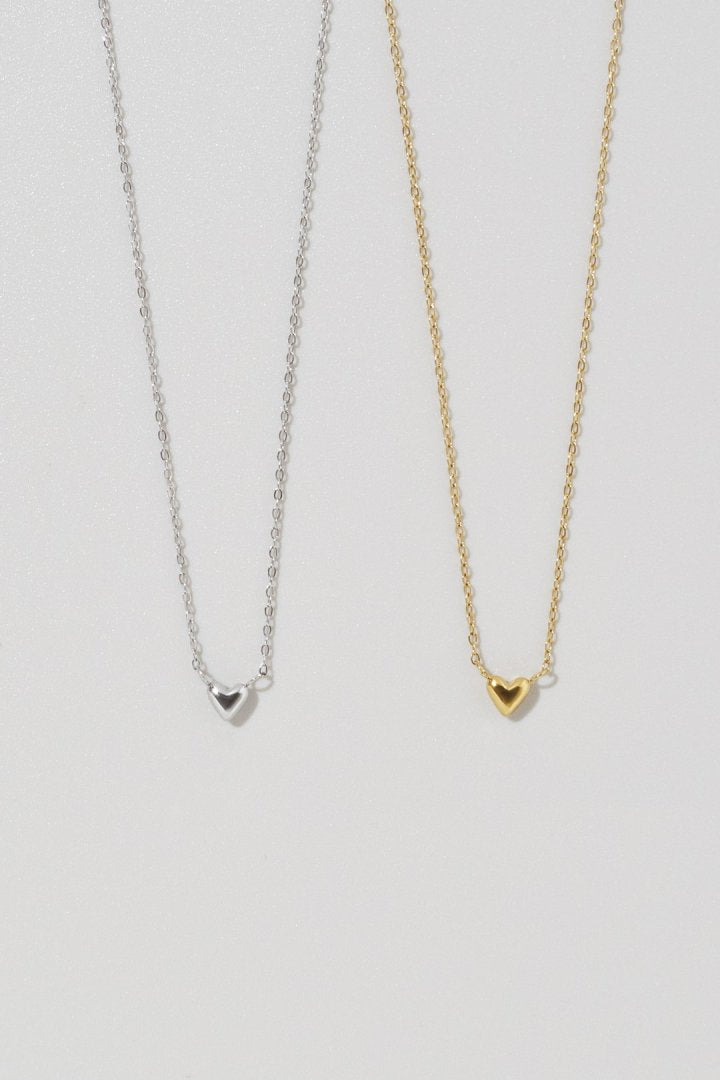 GOLDY プチ ハート ステンレス ネックレス - Image 10