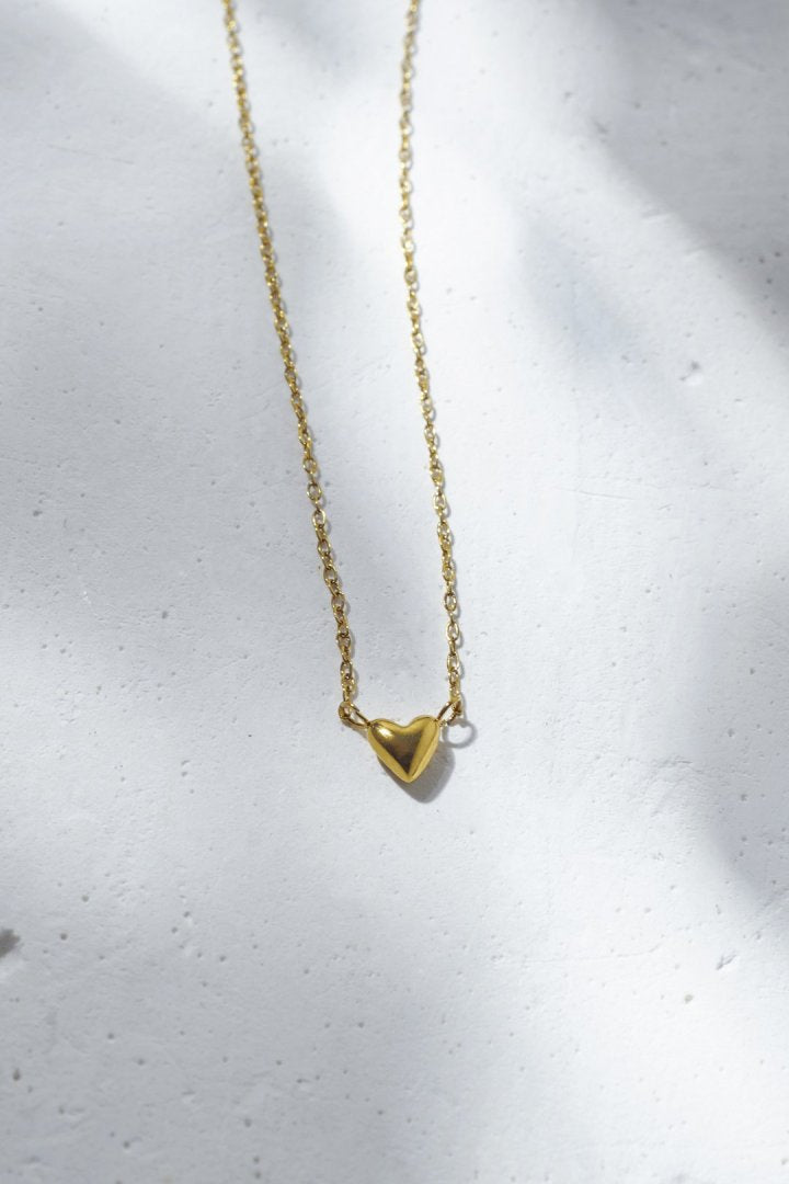 GOLDY プチ ハート ステンレス ネックレス - Image 11