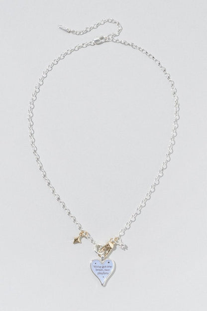 GOLDY color heart message necklace - Image 2