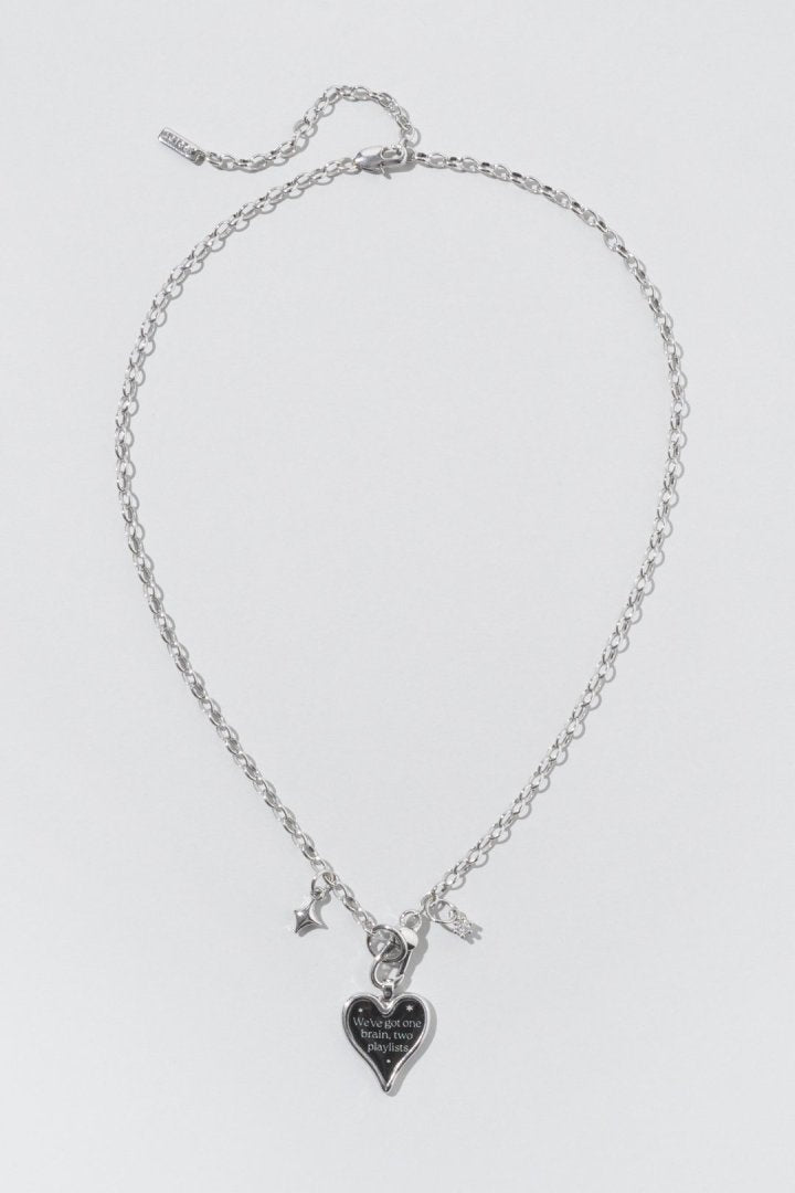 GOLDY color heart message necklace - Image 5