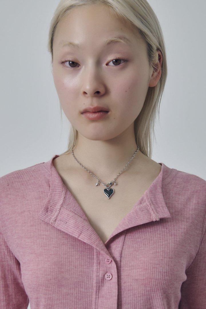 GOLDY color heart message necklace - Image 12