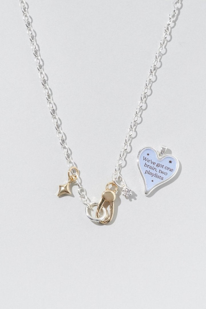 GOLDY color heart message necklace - Image 17