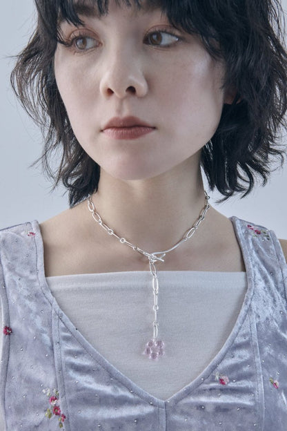 GOLDY glass flower chain necklace - Image 10