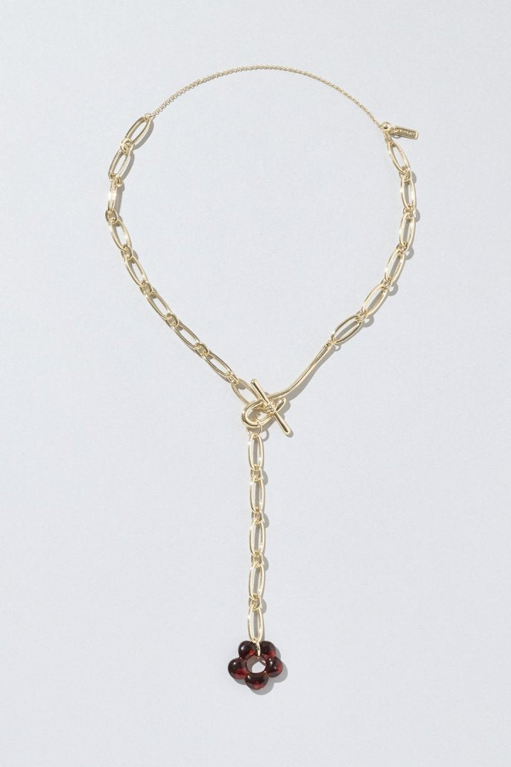 GOLDY glass flower chain necklace - Image 13
