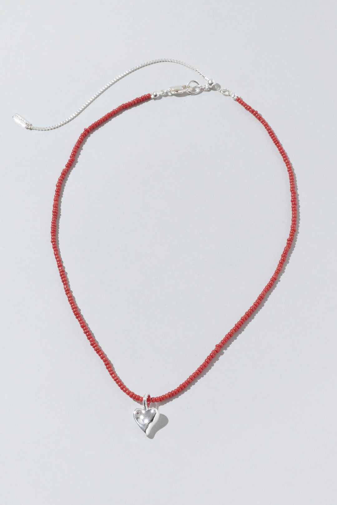 GOLDY Beads x metal heart necklace - Image 1