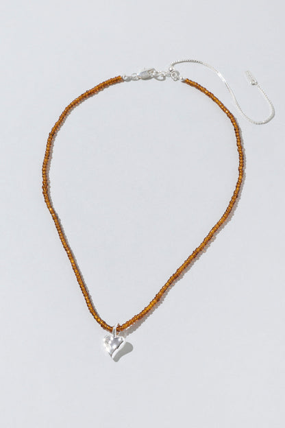 GOLDY Beads x metal heart necklace - Image 2