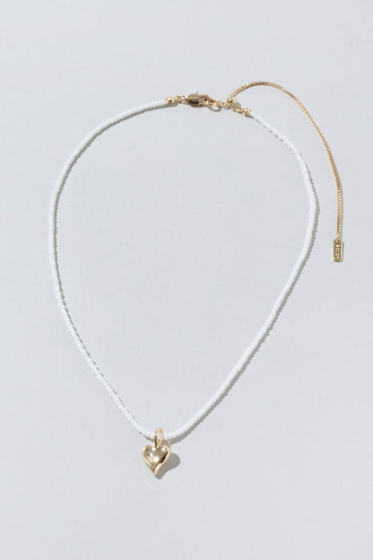 GOLDY Beads x metal heart necklace - Image 4
