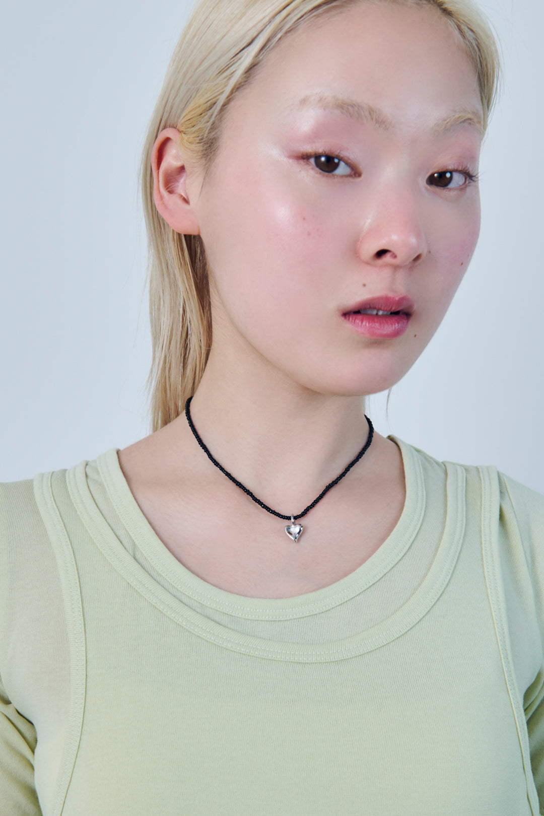 GOLDY Beads x metal heart necklace - Image 13
