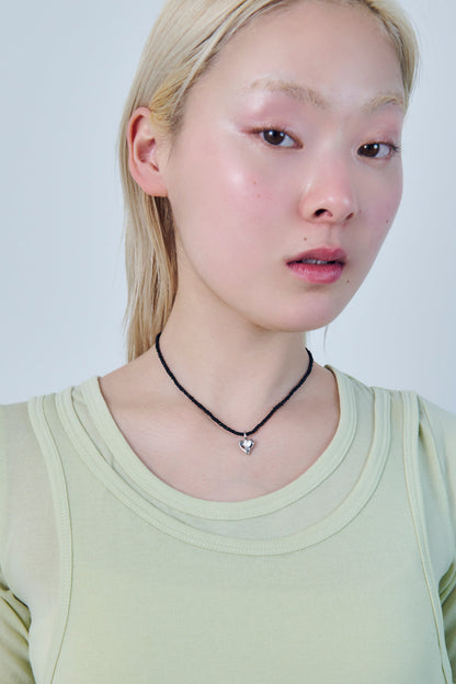 GOLDY Beads x metal heart necklace - Image 13