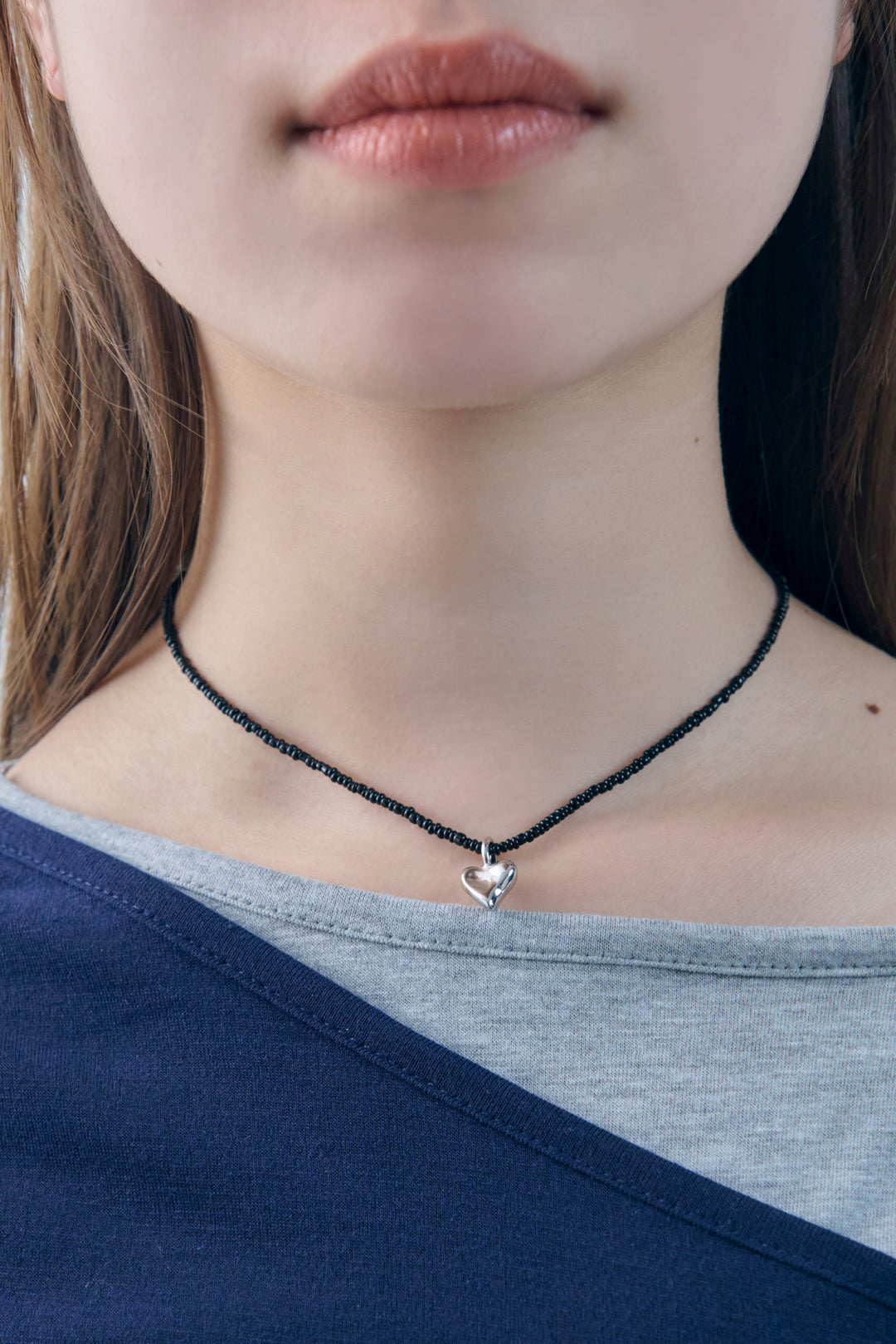 GOLDY Beads x metal heart necklace - Image 14