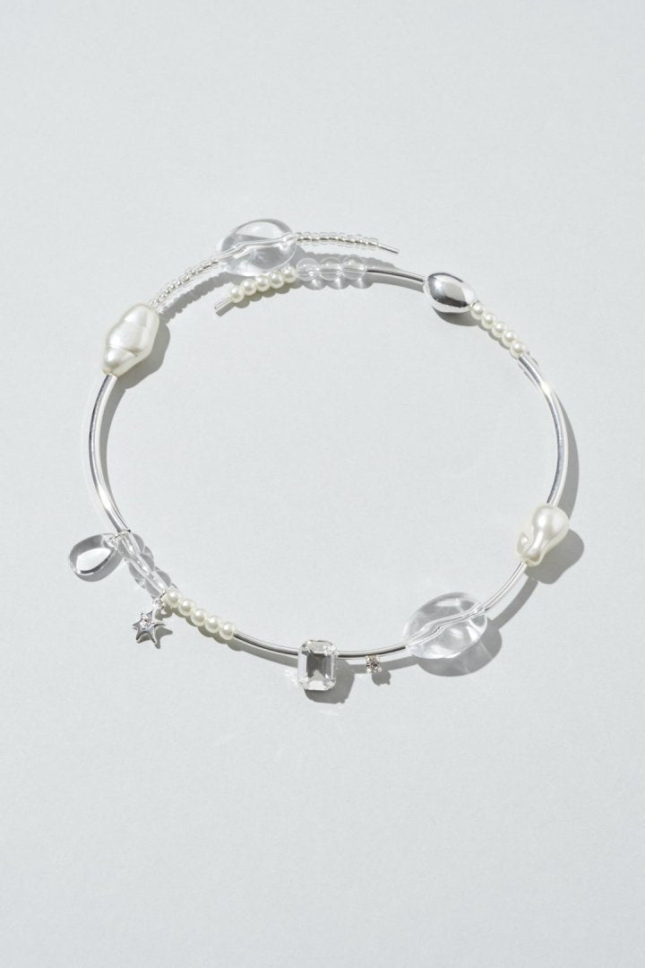 GOLDY Multi Glow Bead Neck Cuff - Image 2
