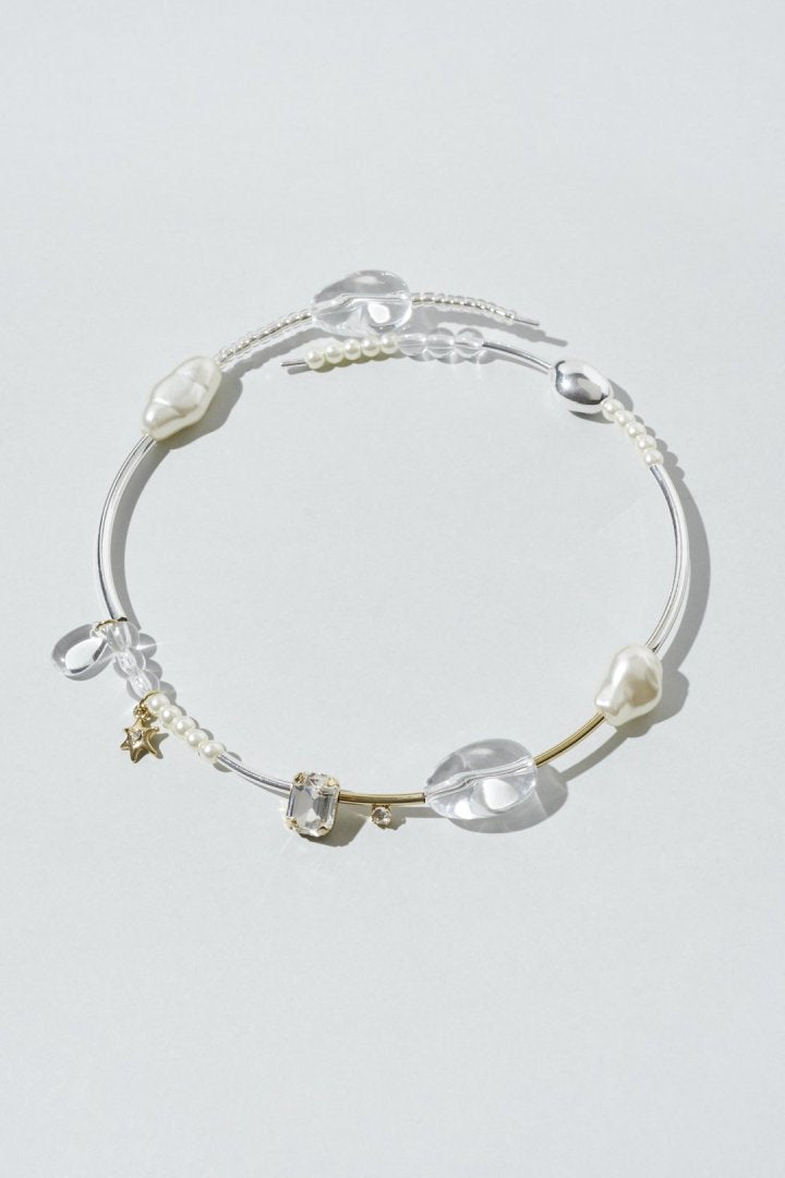 GOLDY Multi Glow Bead Neck Cuff - Image 3
