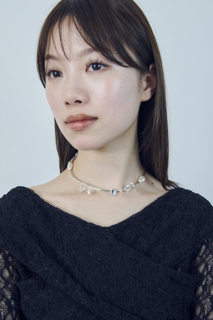 GOLDY Multi Glow Bead Neck Cuff - Image 7