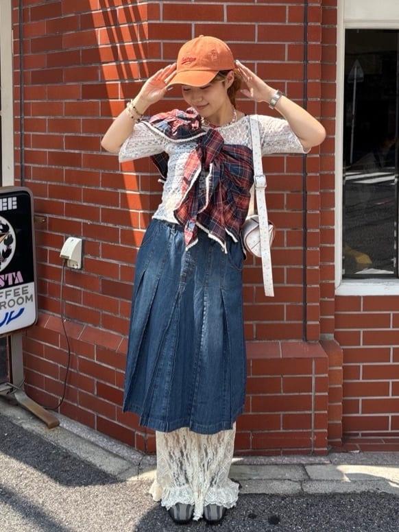 CIAOPANIC Lace拼接sheer top - Image 45