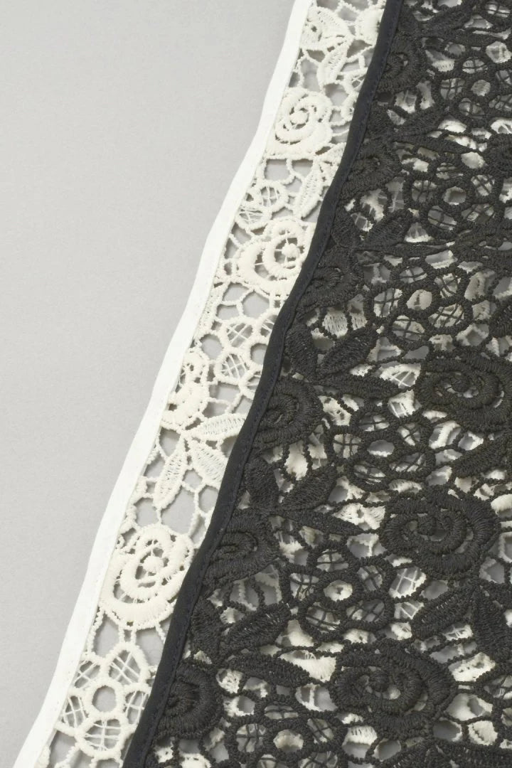 GOLDY 多way刺繡玫瑰三角巾