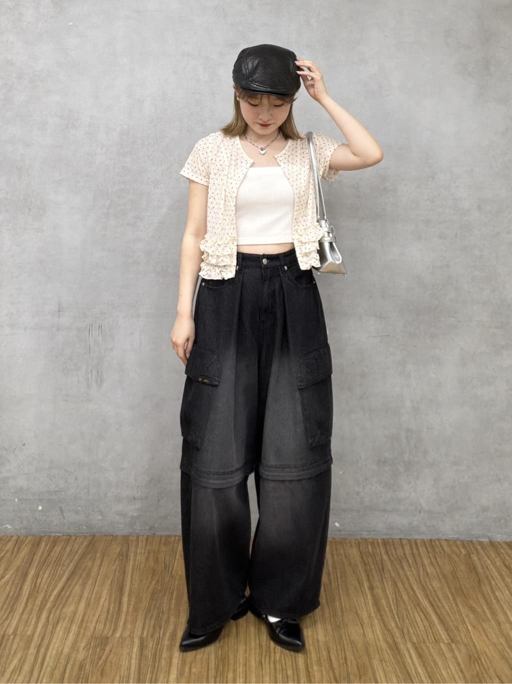 w closet 波點Lace荷葉邊短袖薄cardigan - Image 36