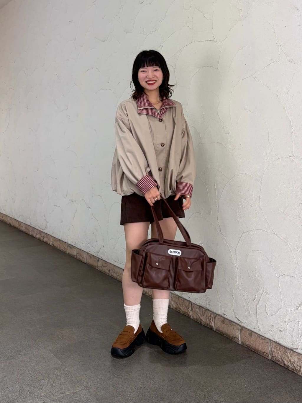 CPCM 格紋領口 balloon jacket - Image 38