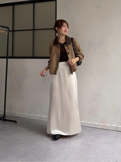 Thevon 水鑽絨面 V領Top with choker - Image 26