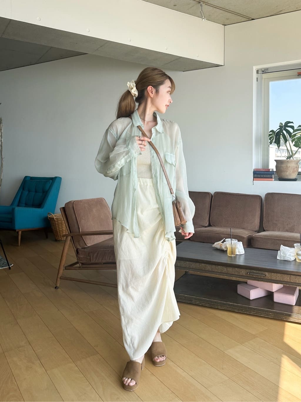 Kastane 靚料 Sheer Shirt [短/長version]