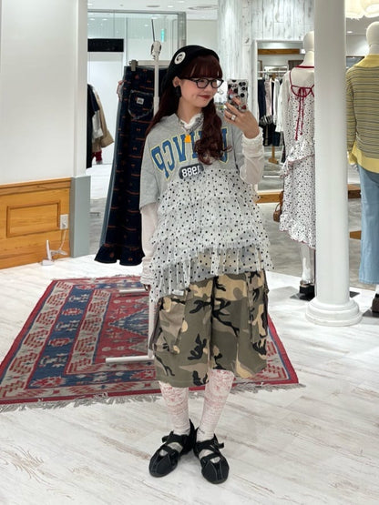 CIAOPANIC 波點薄紗拼接Tee - Image 26