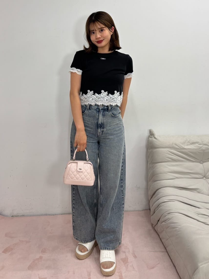 [Set Fair Item #10] CHICO Pocket design wide-leg denim - Image 21
