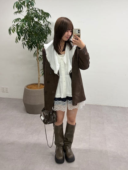 CIAOPANIC Big collar V-neck blouse - Image 67