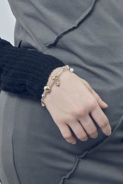 GOLDY multi-beaded bangle