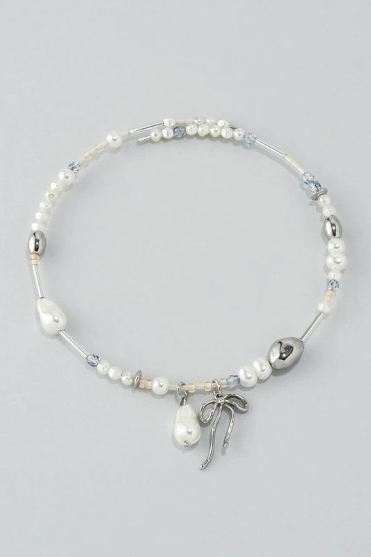 GOLDY Multi-beaded neck cuff