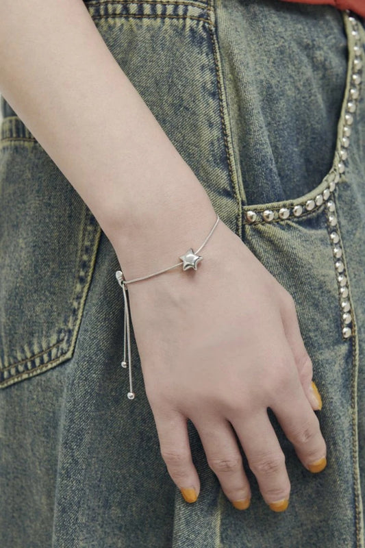 GOLDY Double Star Slide Bracelet
