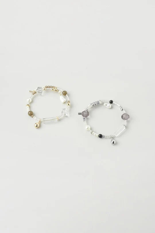 GOLDY Multi Color Beaded Bangle