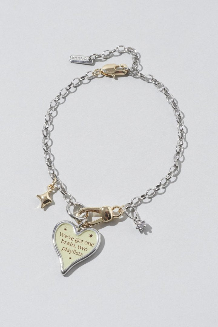 GOLDY color heart message bracelet - Image 3