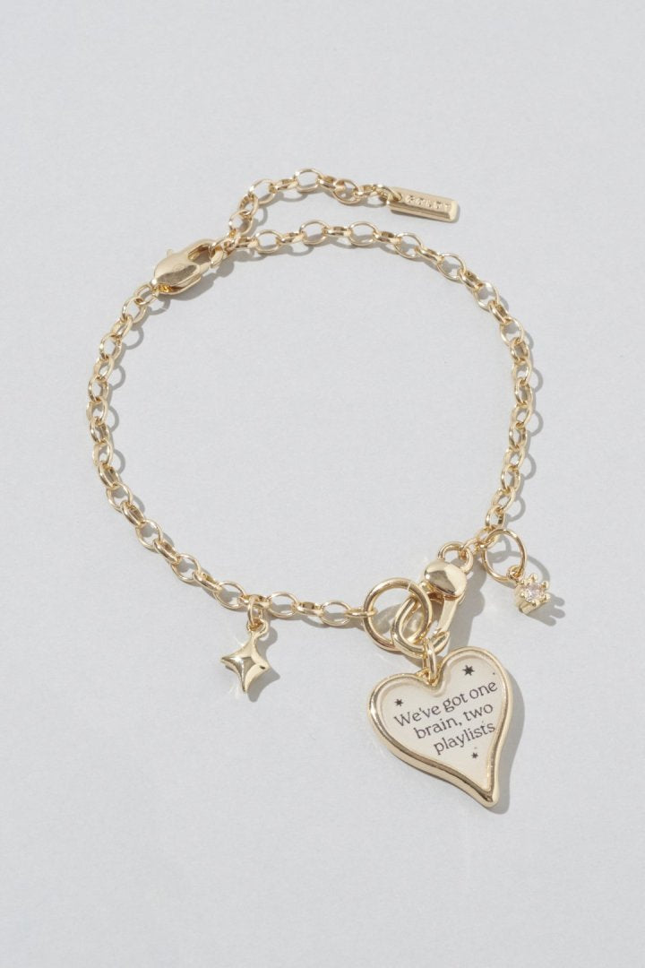 GOLDY color heart message bracelet - Image 4
