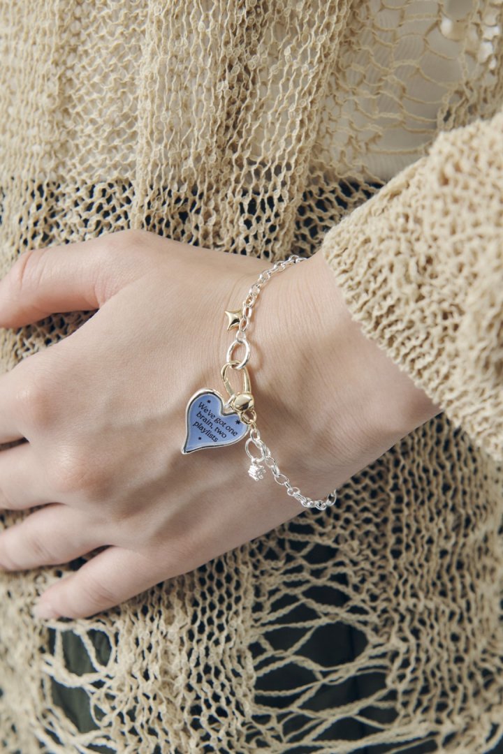 GOLDY color heart message bracelet - Image 7