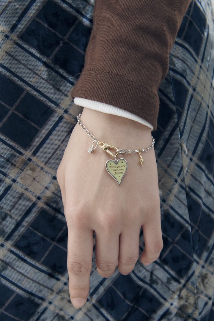 GOLDY color heart message bracelet - Image 9