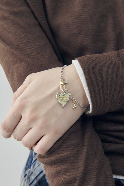 GOLDY color heart message bracelet - Image 10