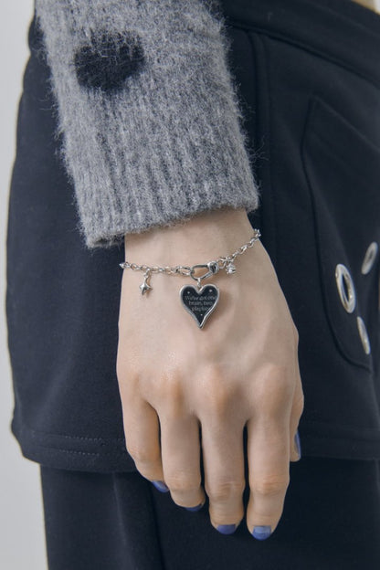 GOLDY color heart message bracelet - Image 12