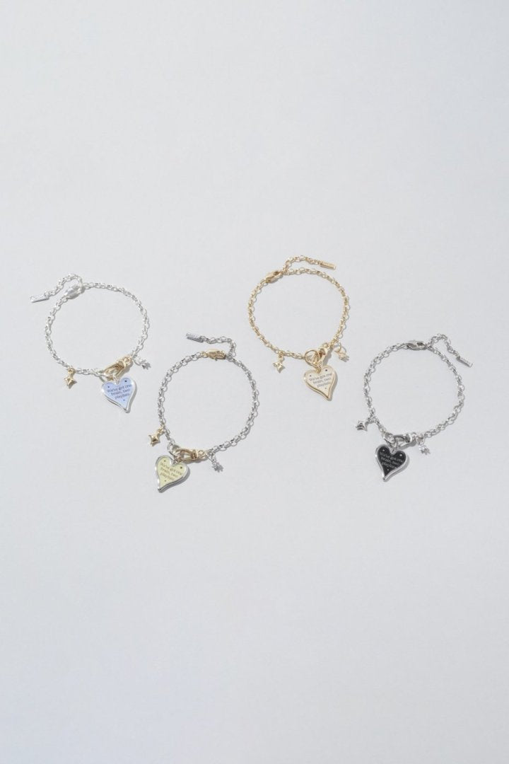 GOLDY color heart message bracelet - Image 13