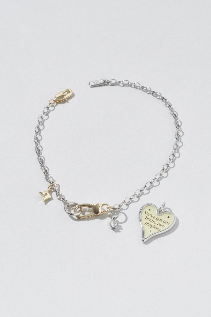 GOLDY color heart message bracelet - Image 14