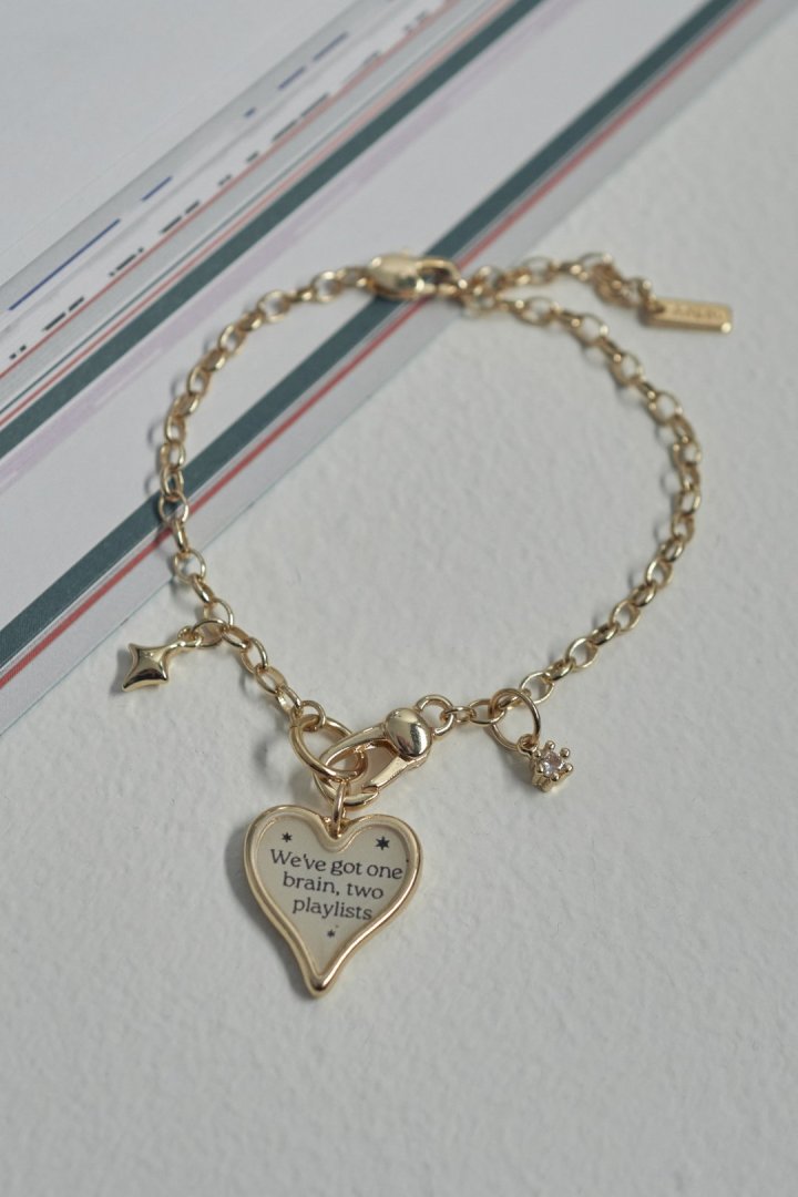 GOLDY color heart message bracelet - Image 15