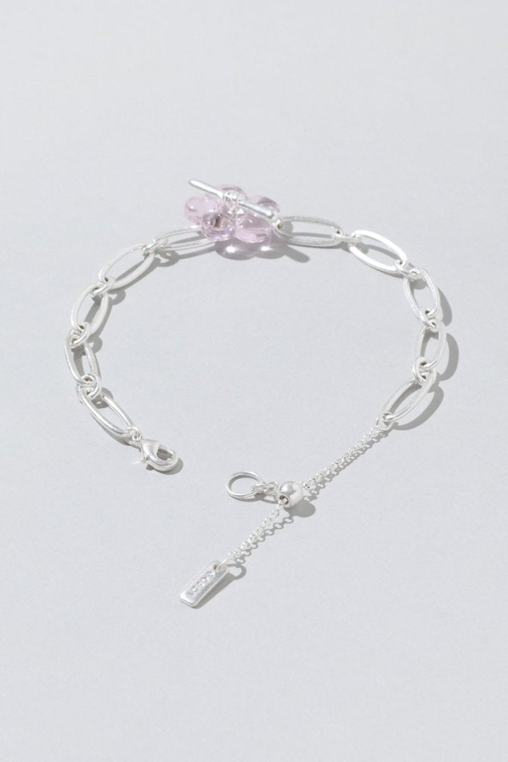 GOLDY glass flower chain bracelet - Image 11
