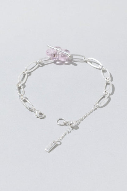 GOLDY glass flower chain bracelet - Image 11
