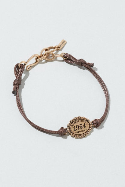 GOLDY antique number motif bracelet - Image 3