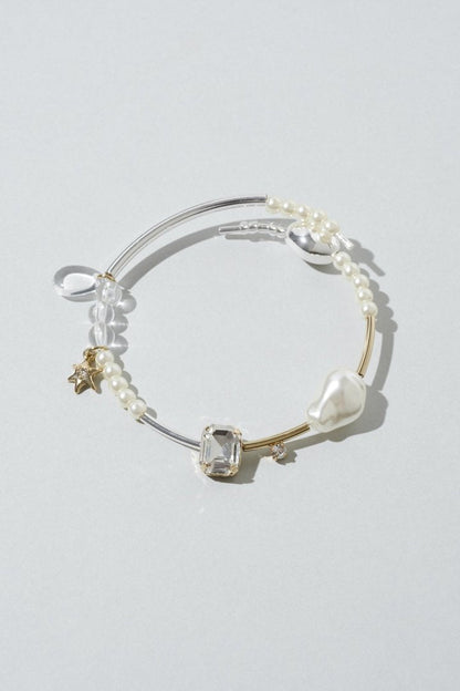 GOLDY multi glow bead bangle - Image 3