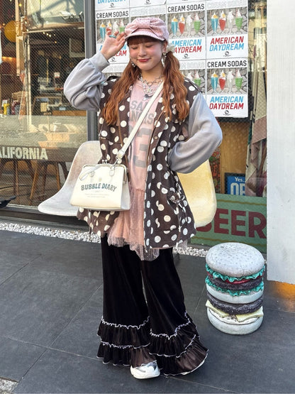 HELLO.SANFRANCISCO Waffle Logo Tulle Hoodie Tunic - Image 31