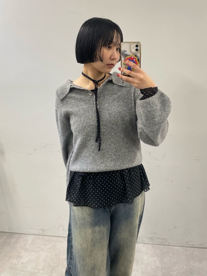 mystic Dot tiered pullover